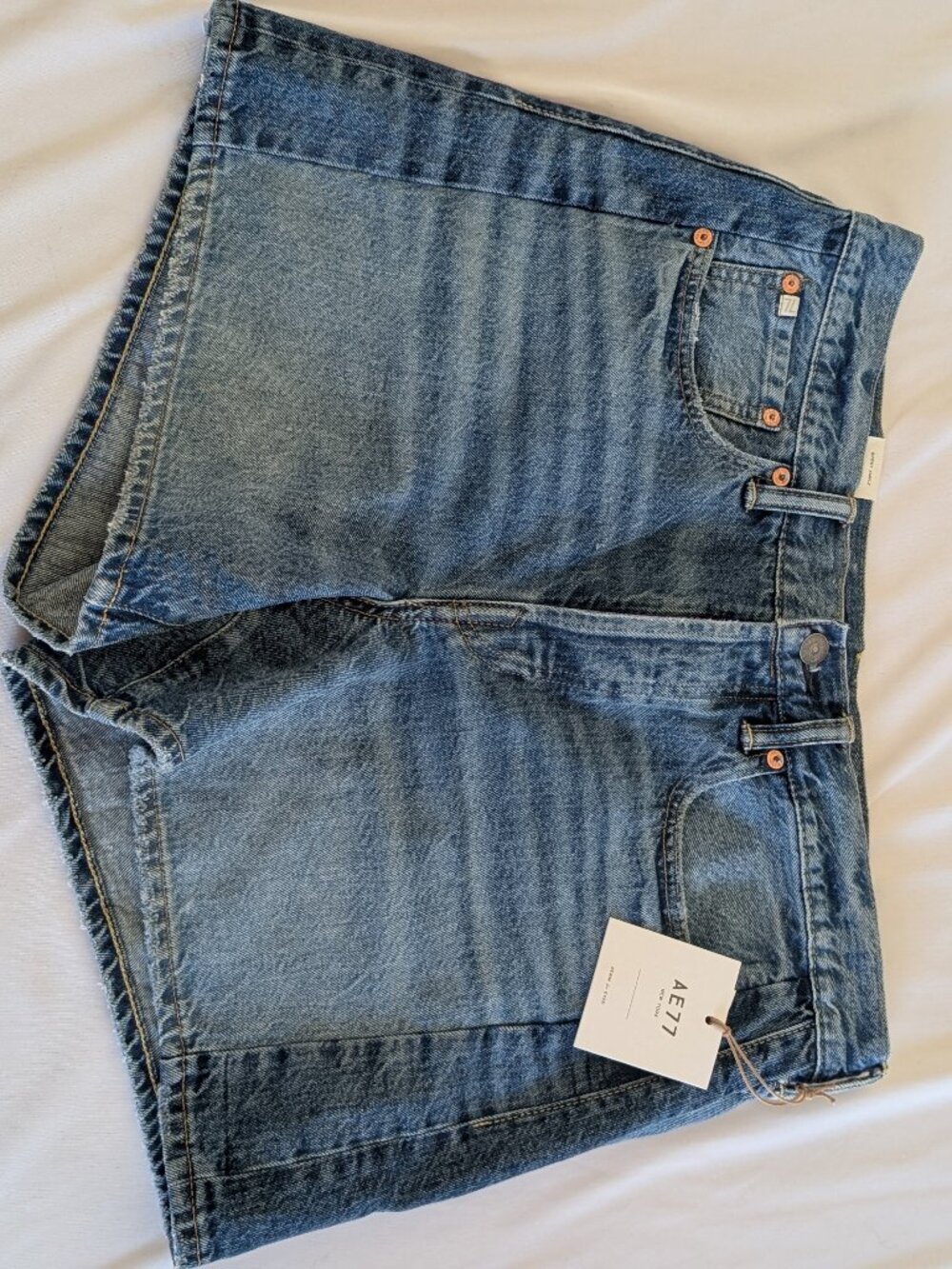 AE77 Premium Baggy Denim Short